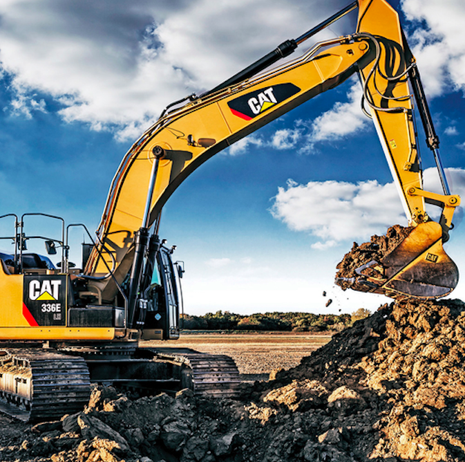 Cat-excavator